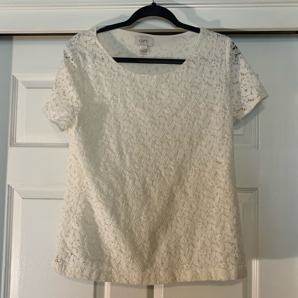 Loft lace shirt